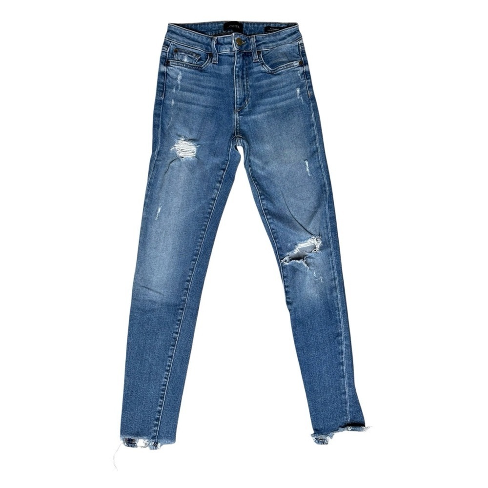 Joe's Jeans Women's The Charlie Distressed High Rise Skinny Jeans Size 24